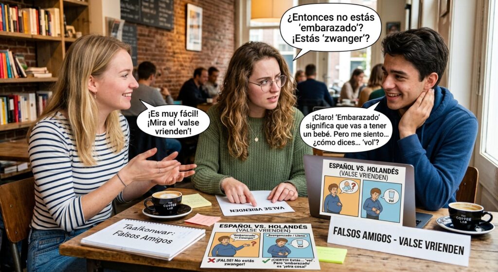Mensen praten met elkaar, met valse vrienden